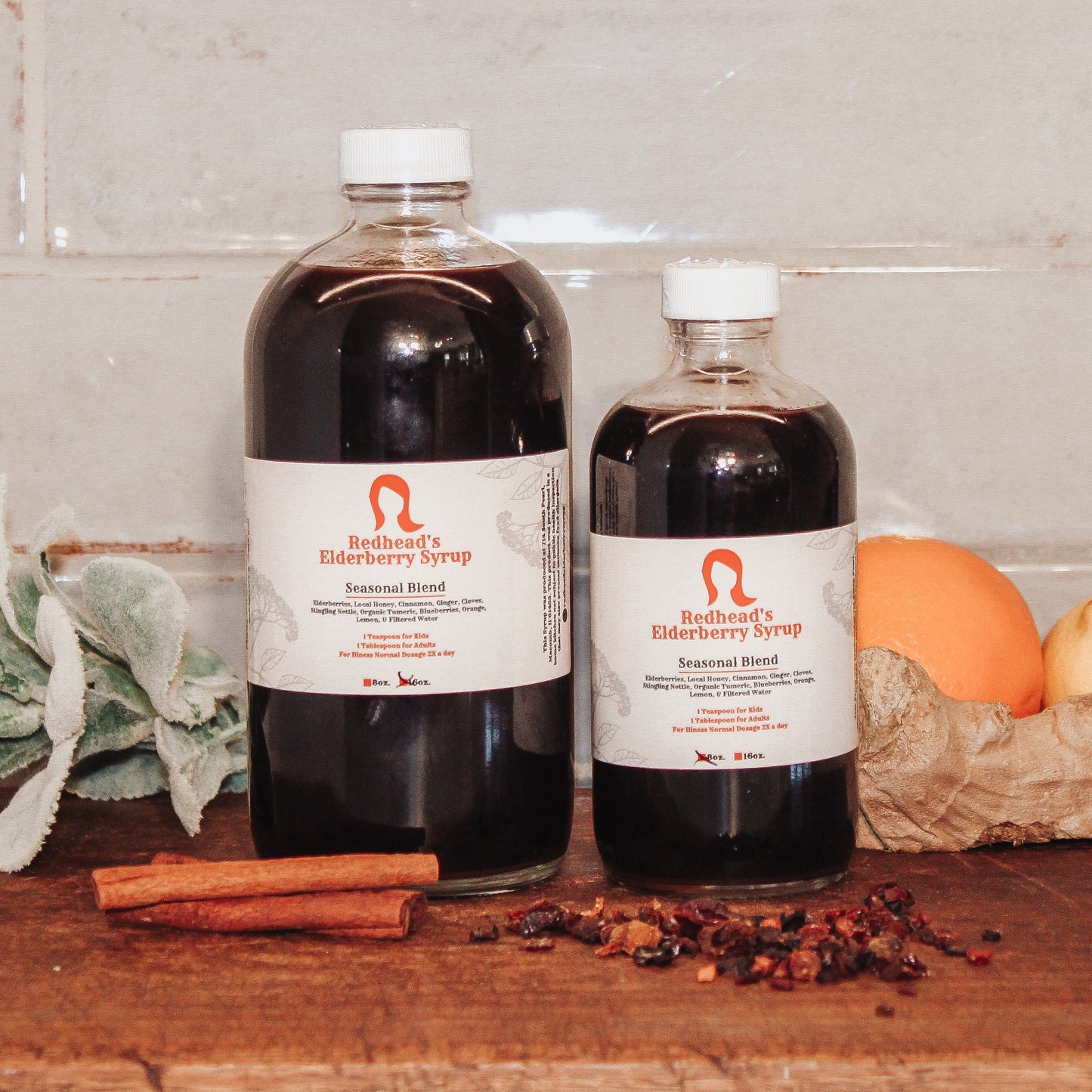 Unsweetened Seasonal Elderberry Syrup